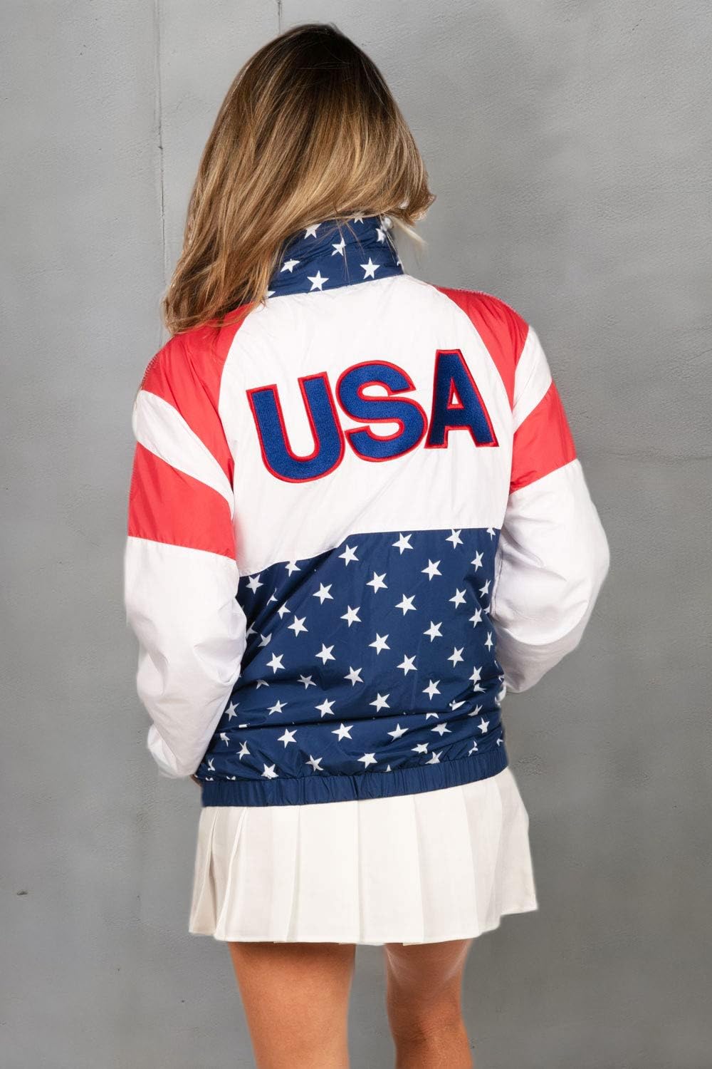 Tipsy Elves Windbreaker Jackets - Retro 80’s & 90's Hooded Windbreaker Jacket - Image 4